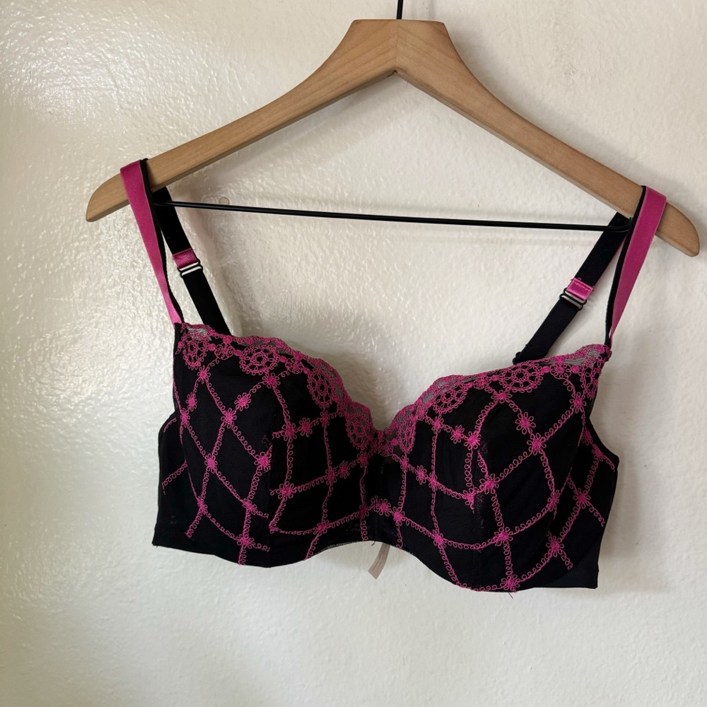 Cacique | Embroidered Balconette Bra